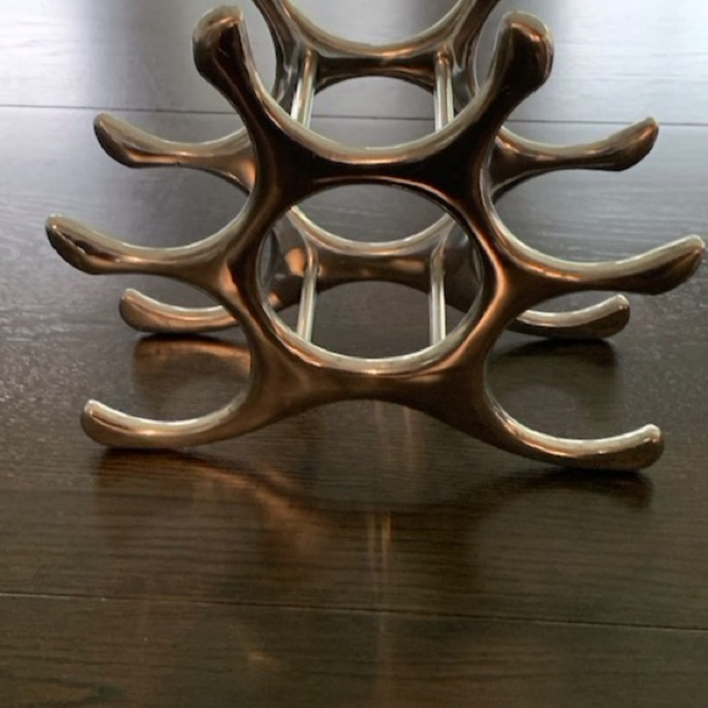 Pottery Barn wine bottle holder